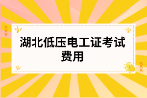 湖北低压电工证考试费用